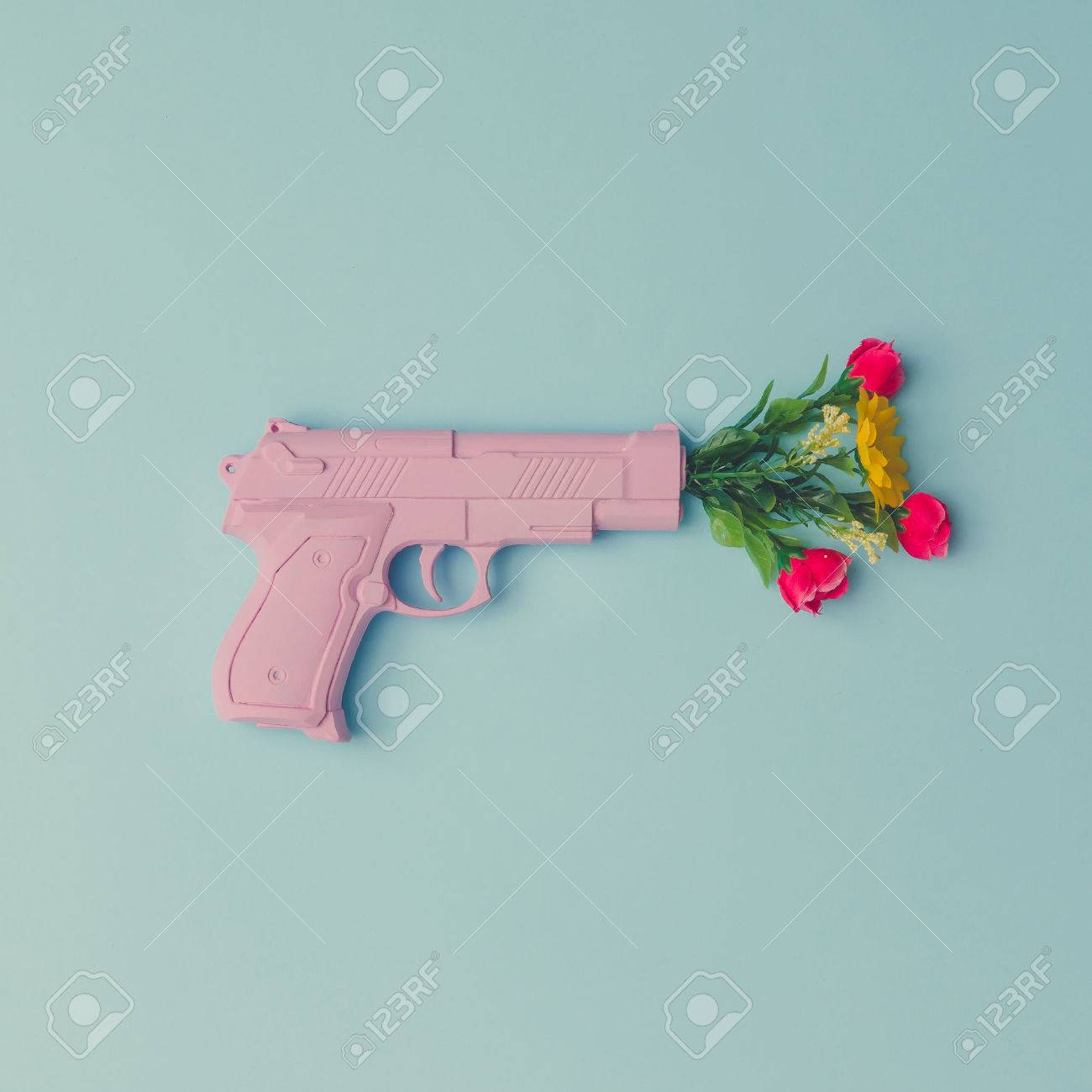 花と拳銃